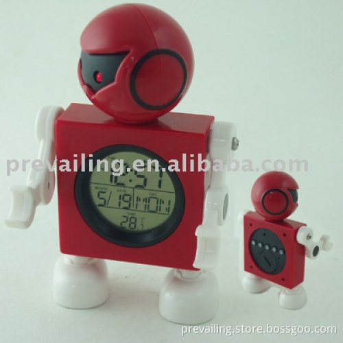 Robot Clock & Mobile Flasher